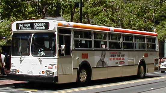 San Francisco MUNI New Flyer D40HF 8942